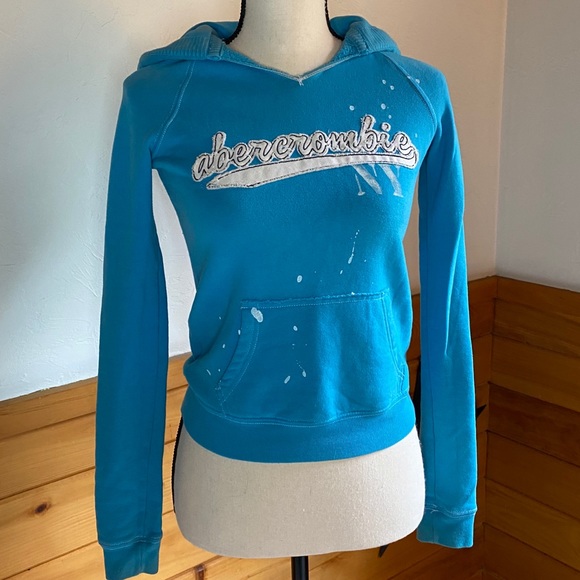 abercrombie paint splatter hoodie